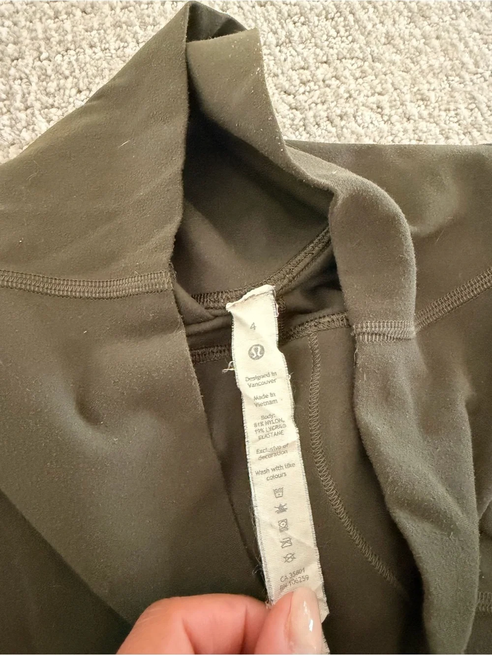 High-Waist Olive lululemon Align Women's Leggings